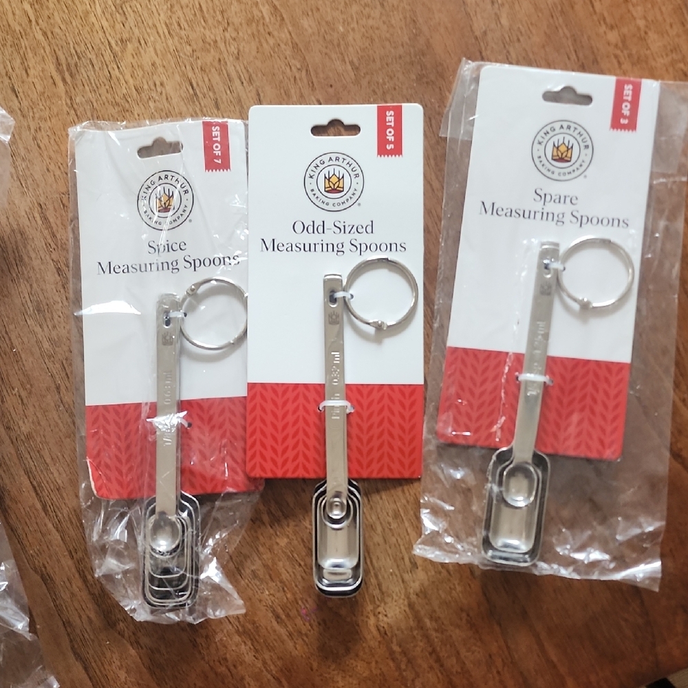 King Arthur Stainless Steel Measuring Spoon Trio